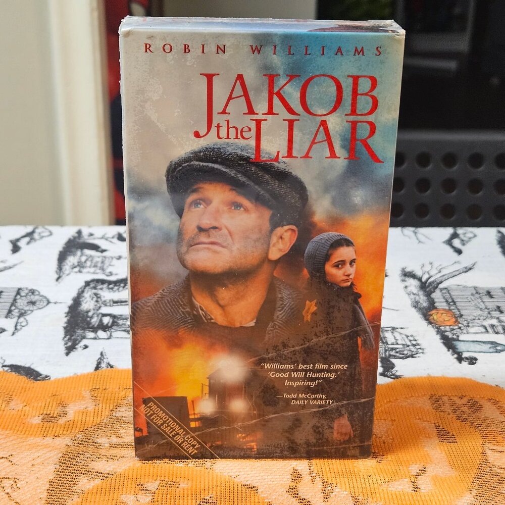 Jakob the Liar (VHS, 2000) Sealed Promotional Copy - Robin Williams